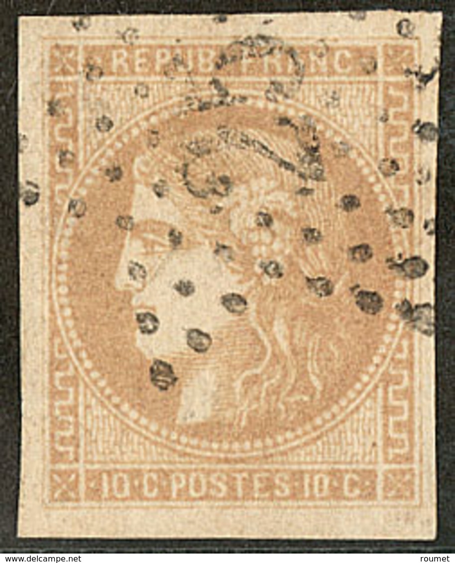 Oblitérations. Etoile. No 43A, Belle Nuance, Obl étoile "25". - TB - 1870 Bordeaux Printing