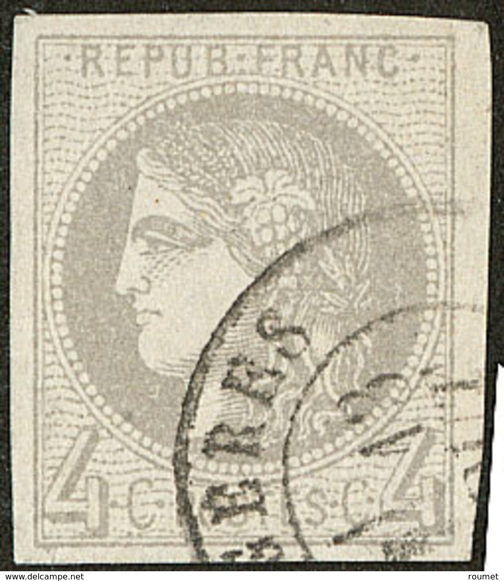 Oblitérations. Cad 17. No 41B,. - TB - 1870 Bordeaux Printing