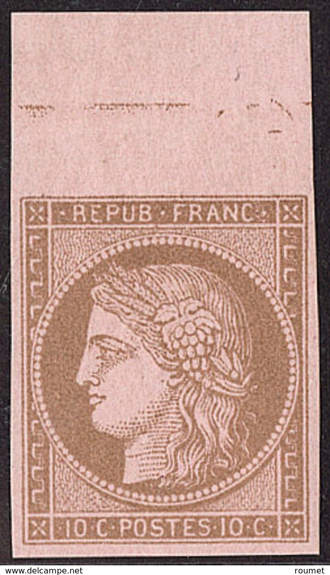 * Non Dentelés. No 58b, Bdf, Très Frais. - TB - 1871-1875 Cérès