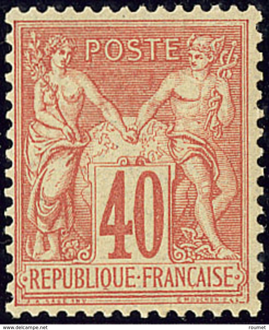 ** No 70, Rouge Orange, Très Frais. - TB. - R - 1876-1878 Sage (Type I)