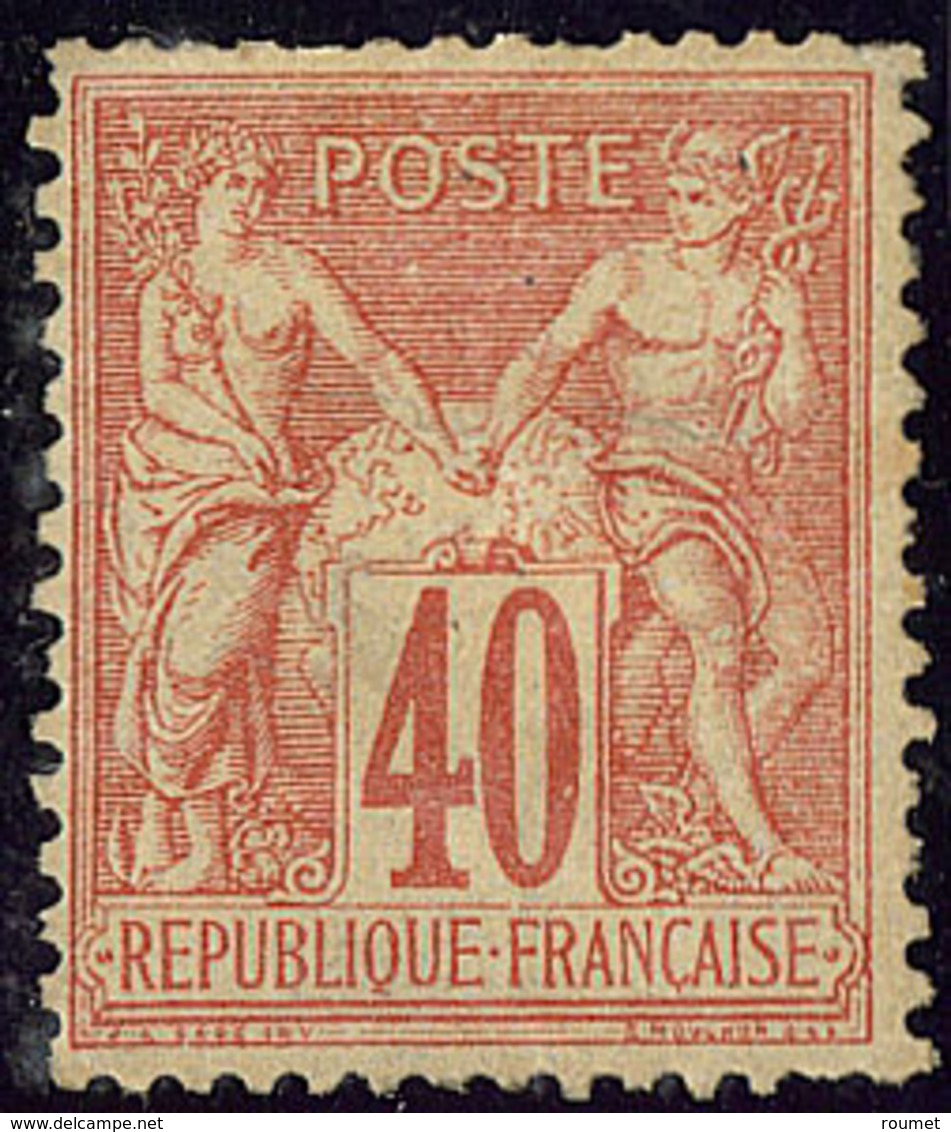 * No 70, Fortes Charnières Et Dents Courtes, B D'aspect - 1876-1878 Sage (Type I)