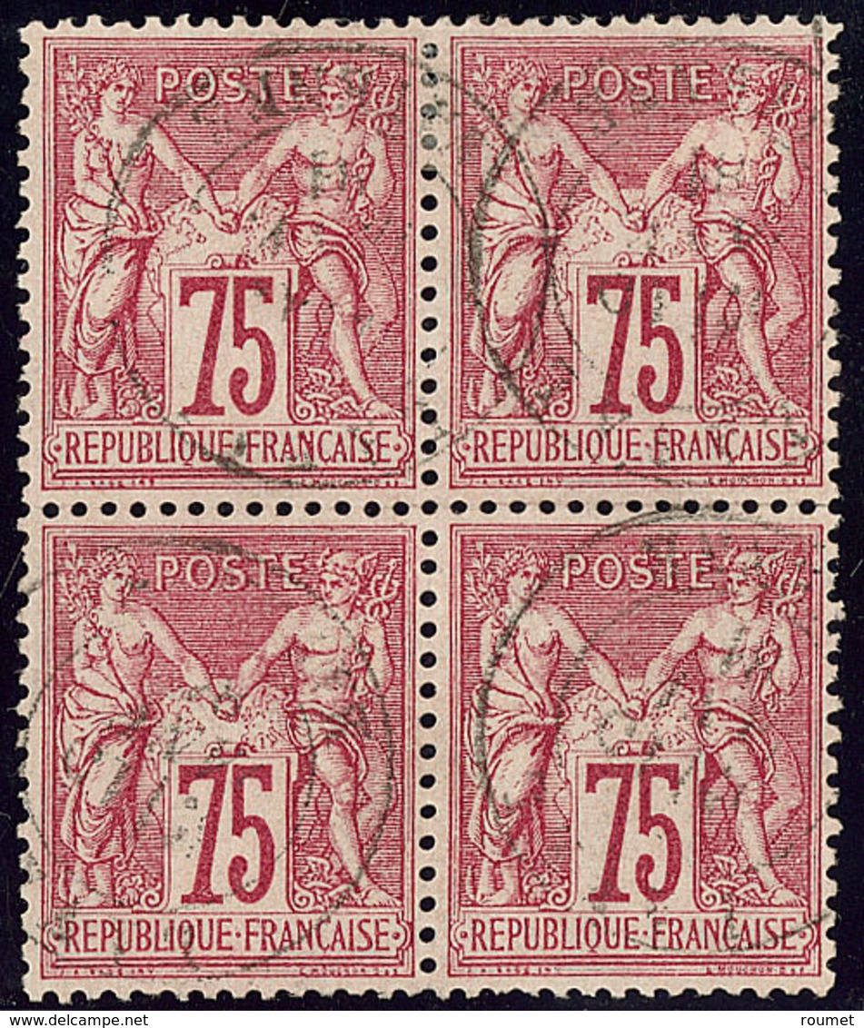 No 71, Bloc De Quatre. - TB - 1876-1878 Sage (Type I)