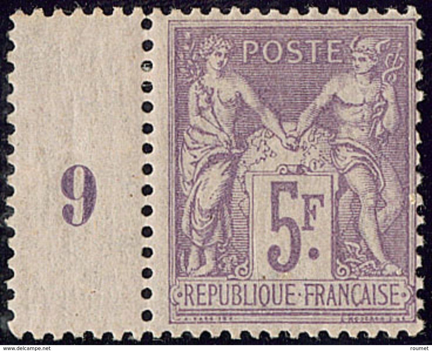 * No 95, Bdf Mill. 9, Très Frais. - TB - 1876-1878 Sage (Type I)