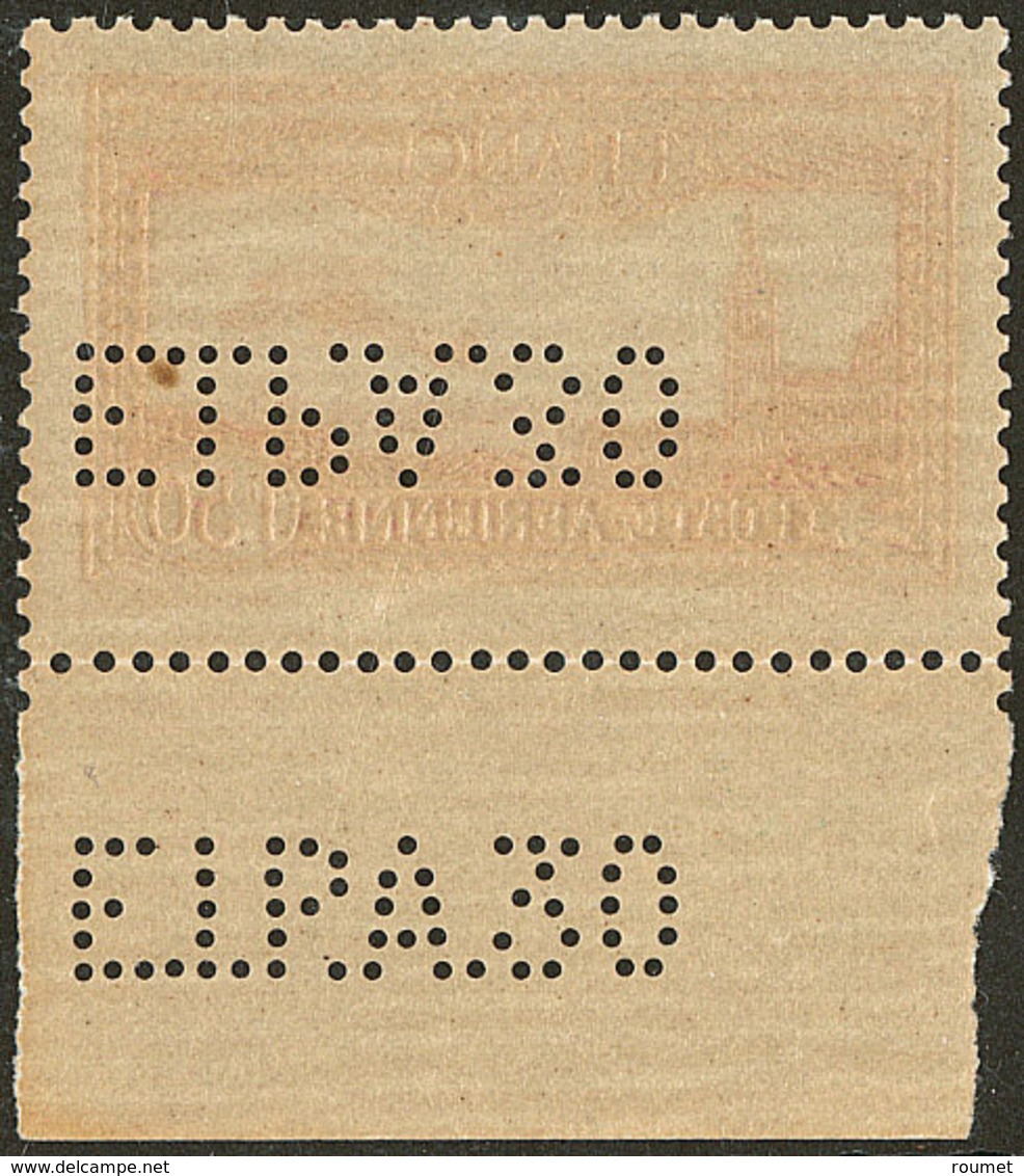 ** EIPA 30. No 6d, Bdf Avec Perforation Répétée, Paille Dans Le Papier Mais TB. - R - Autres & Non Classés