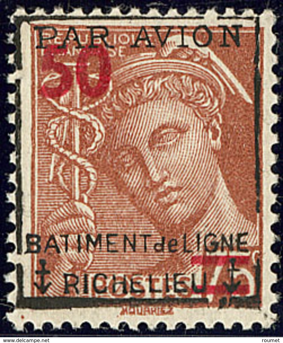 ** Richelieu. No 1, Très Frais. - TB. - R - Military Airmail