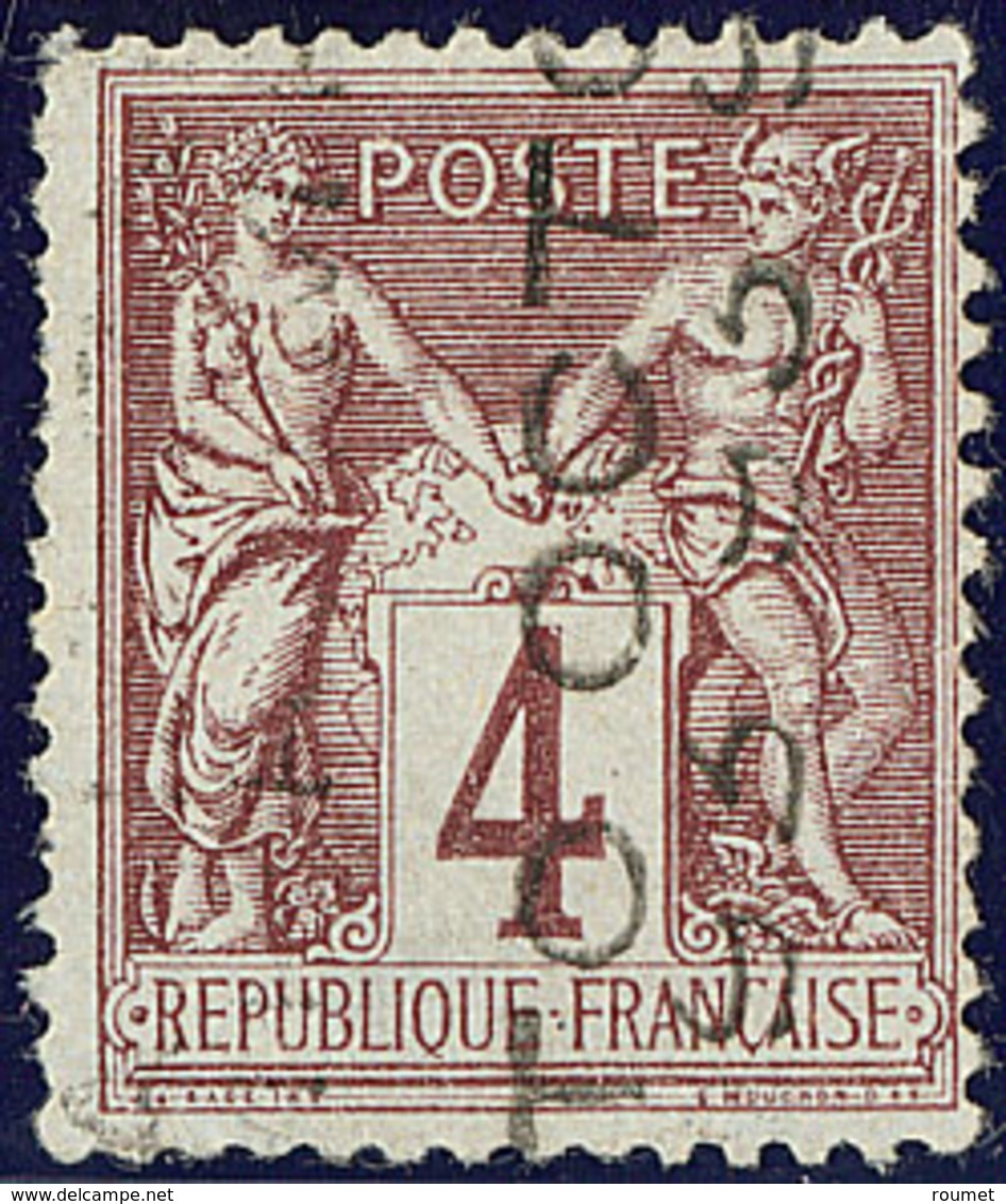Surcharge 5 Lignes. No 14, Sans Quantième OCTO, Pli. - TB - 1893-1947