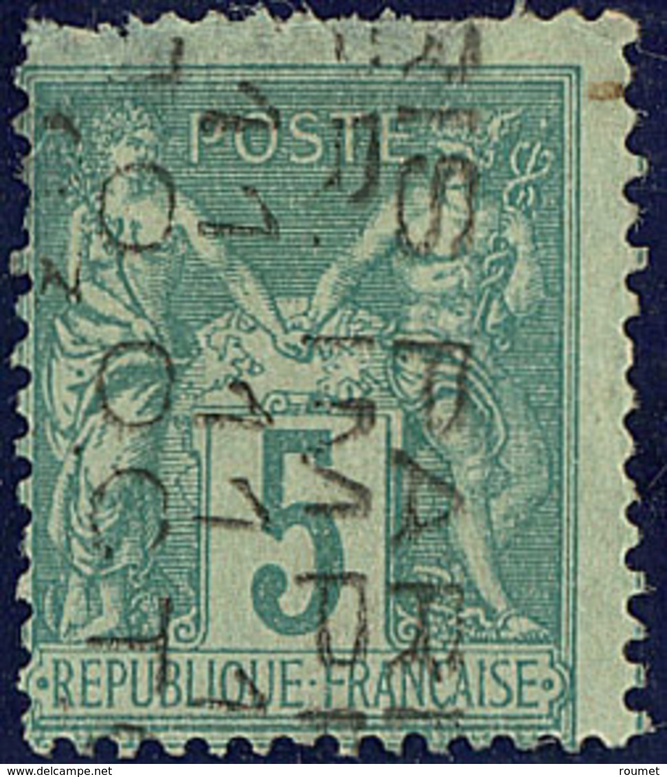 Surcharge 5 Lignes. No 15, 11 OCTO, Def, TB D'aspect - 1893-1947