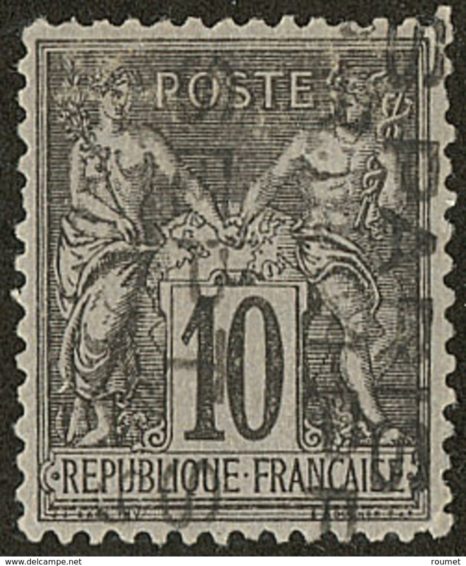 Surcharge 5 Lignes. No 16, SEPT Sans Quantième, Défauts. - TB. - R - 1893-1947