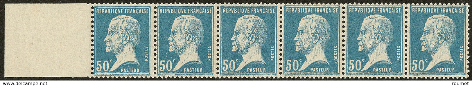 ** No 11, Bande Verticale De Six N°176a, Bdf, Superbe. - R - Coil Stamps