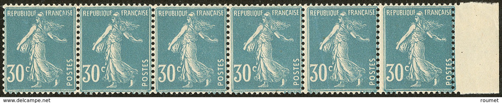 * No 18, Bande Horizontale De Six N°192c, Bdf, Léger Pli Sur Un Ex Mais TB. - R - Coil Stamps
