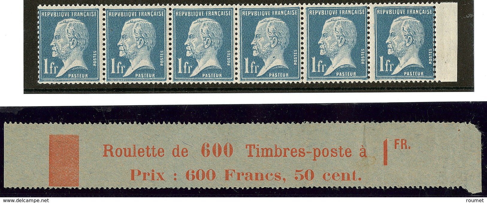 ** No 19, Bande Horiz. De Six N°179, Bdf, + La Bande De Garde De La Roulette, Très Frais. - TB - Coil Stamps