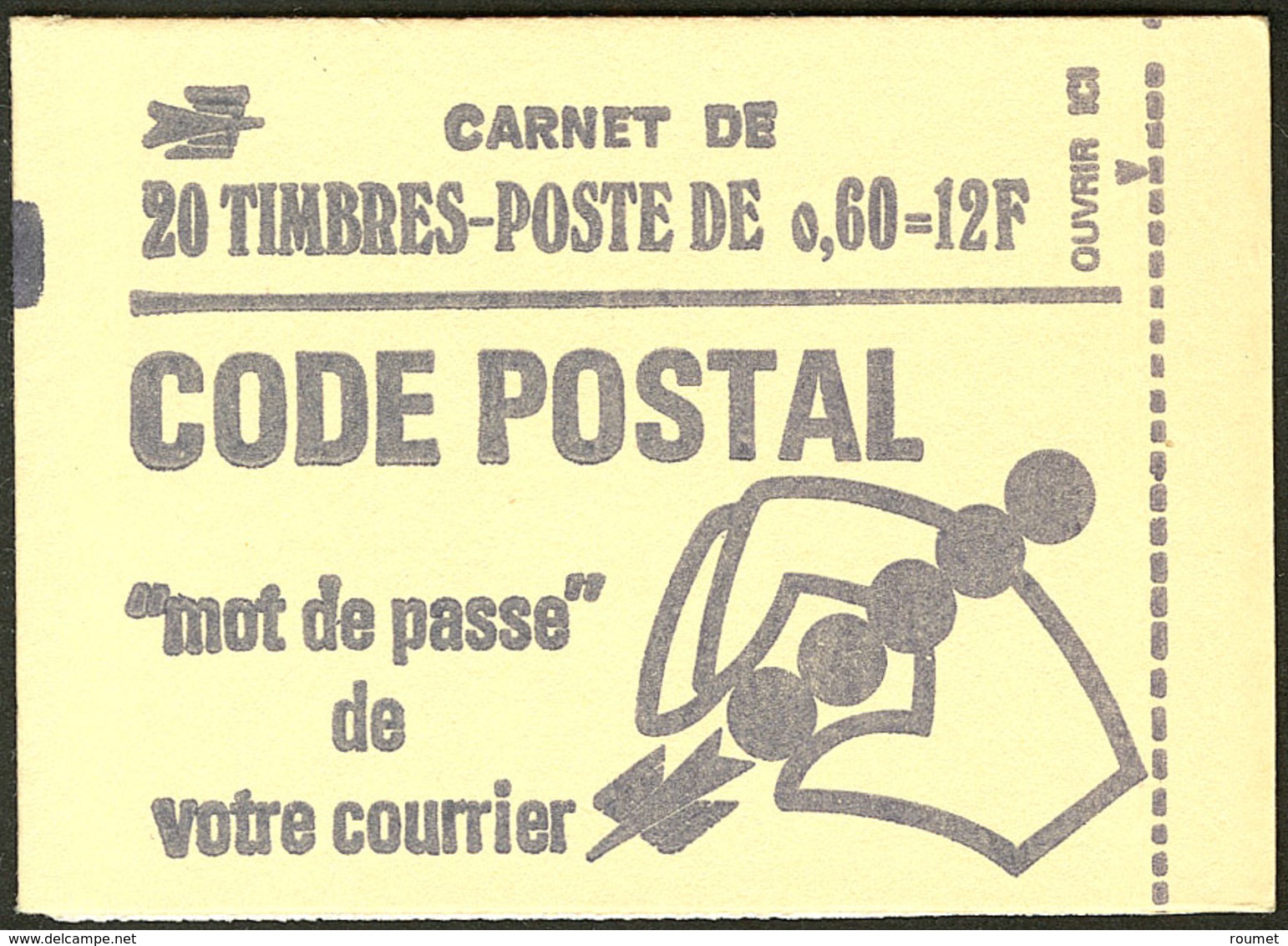 ** Sans Phospho. No 1815-C2, Carnet De 20t. - TB - Autres & Non Classés