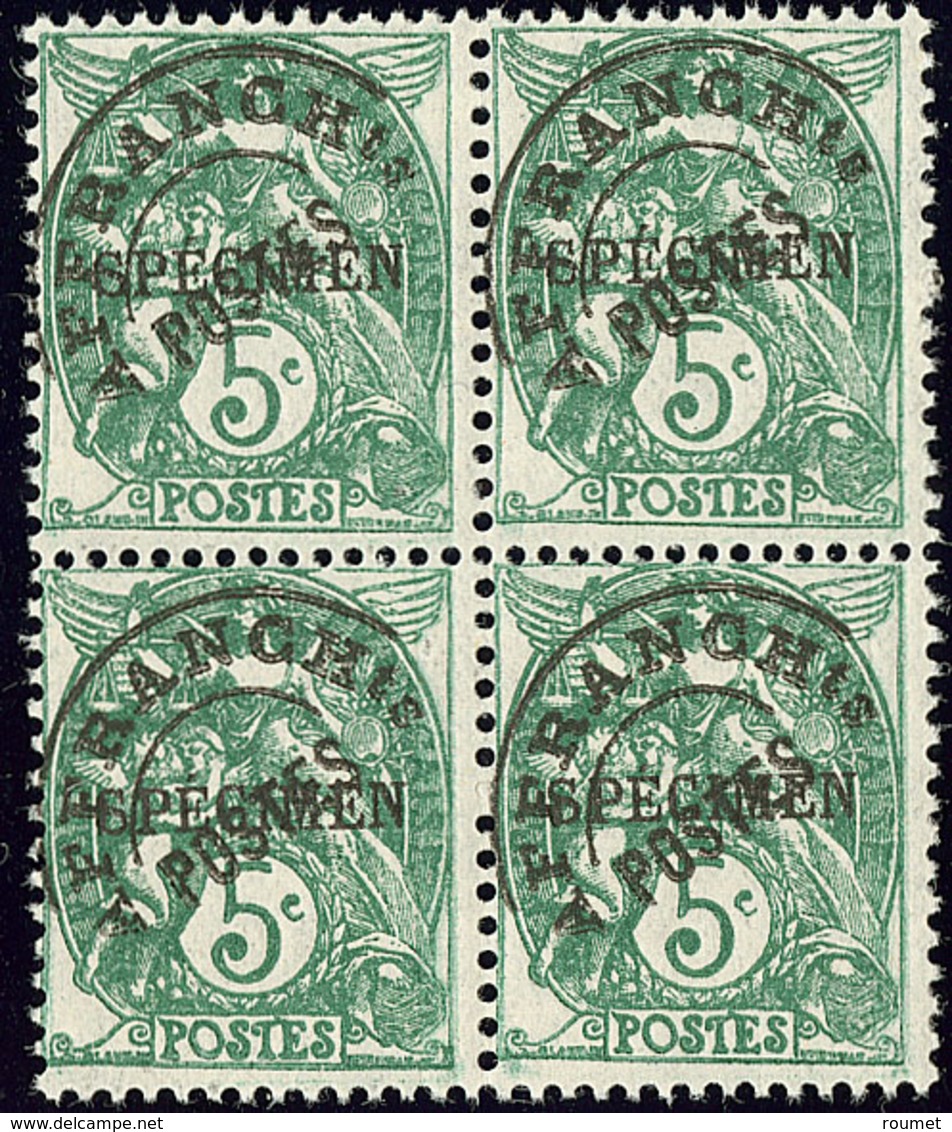 ** SPECIMEN. No 84, Bloc De Quatre. - TB - Cursussen