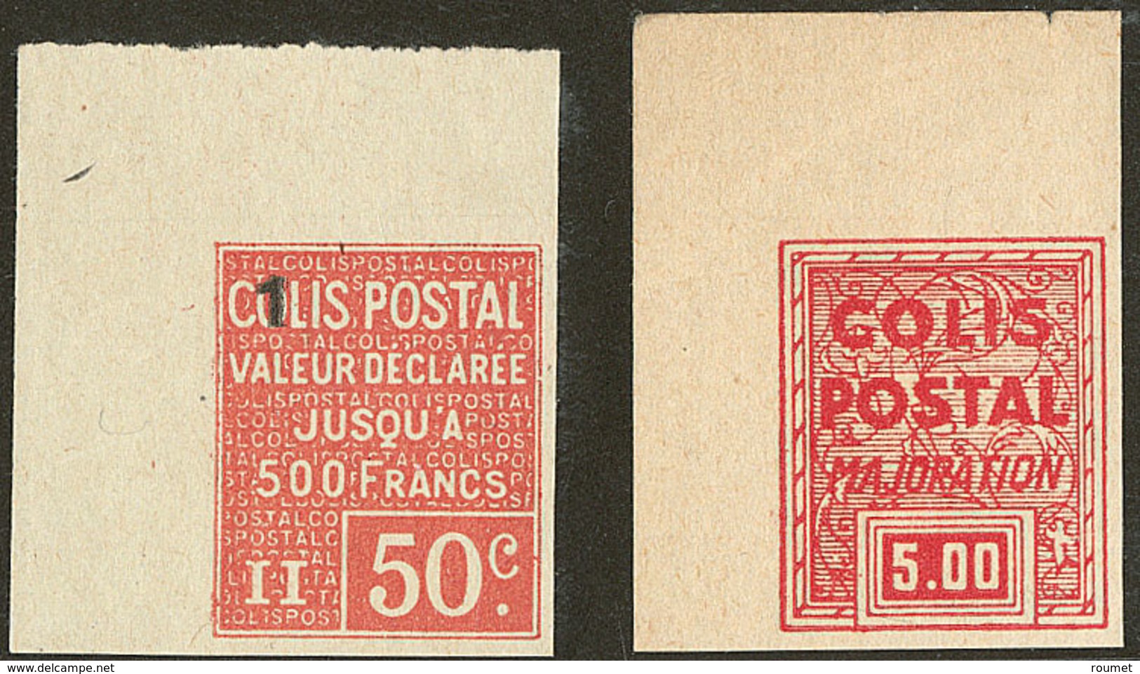 * Non Dentelés. Nos 57b Cdf (quasiment **), Non émis Maury 165F Cdf **. - TB - Other & Unclassified