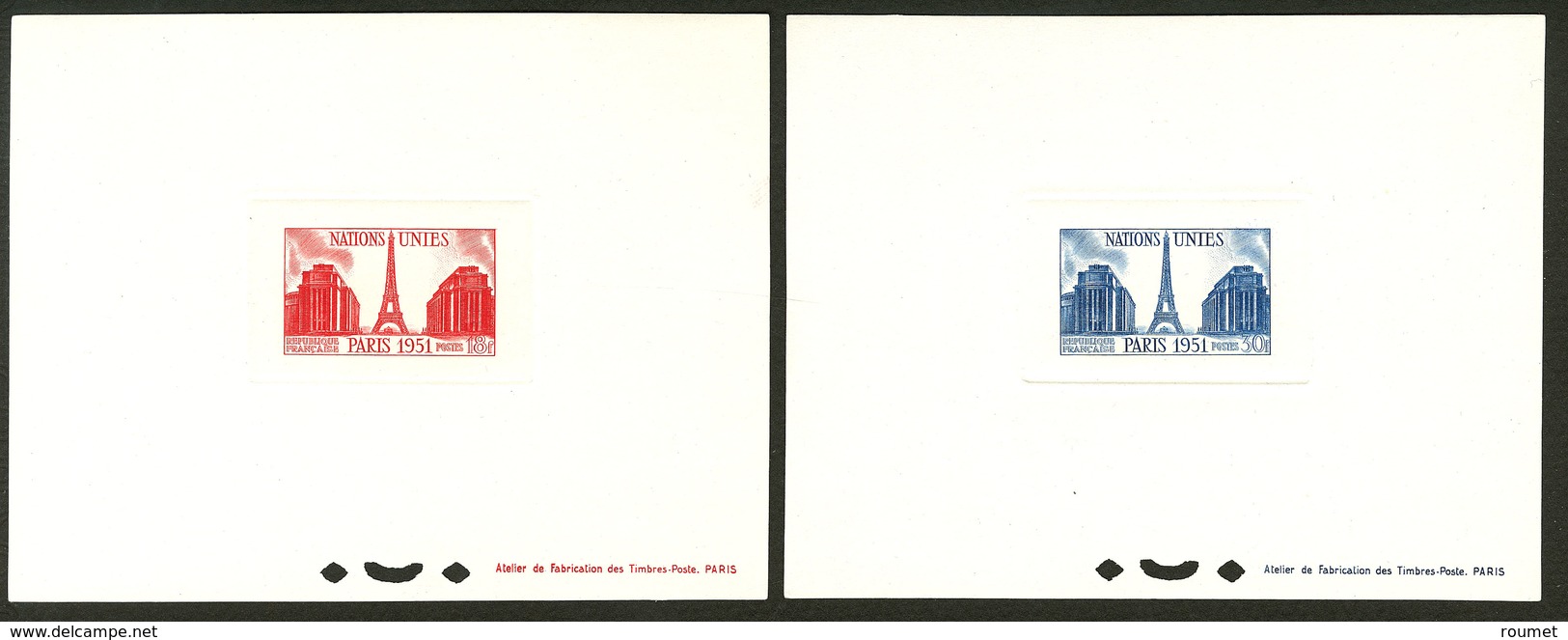 (*) Nations Unies. Nos 911, 912. - TB - Artist Proofs