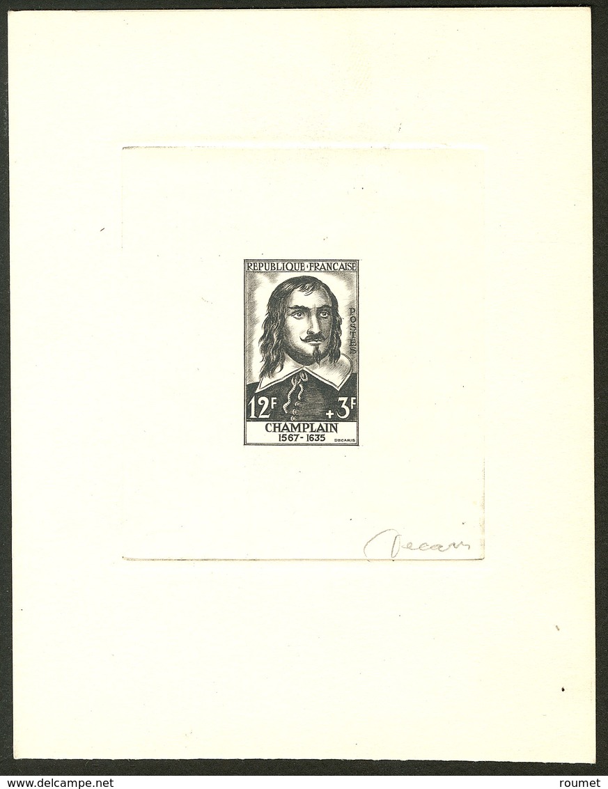 (*) Epreuve D'artiste. No 1068, Signée Decaris. - TB - Artist Proofs