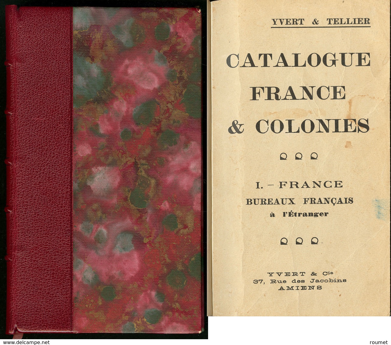 Catalogue Yvert 1932 France Et Colonies, Relié Cuir. - TB - Andere & Zonder Classificatie