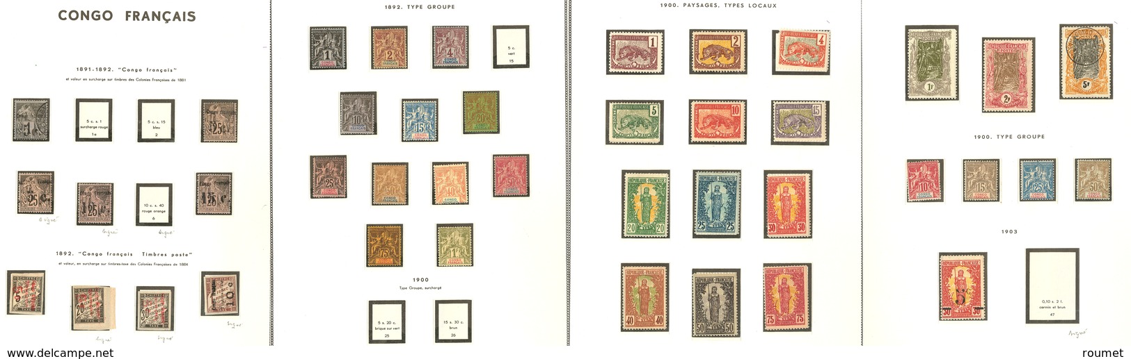 * Collection. 1891-1933 (Poste, Taxe, C.Px), Complète Sauf 1A, 2, 3, 6, 15, 25, 26 Et 47. - TB - Other & Unclassified