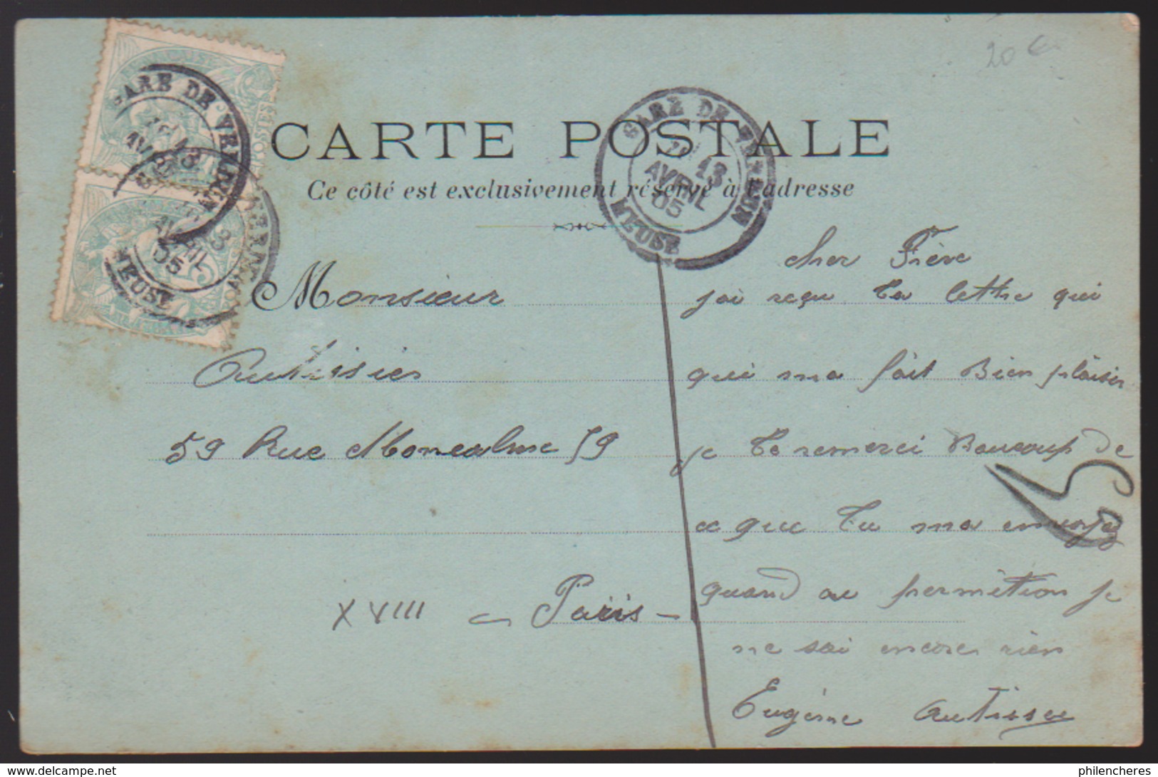 CPA - (Militaria) Verdun - Les Bleus - Les Pierrots - Les Anciens (cachet Gare De Verdun 1905) - Autres & Non Classés