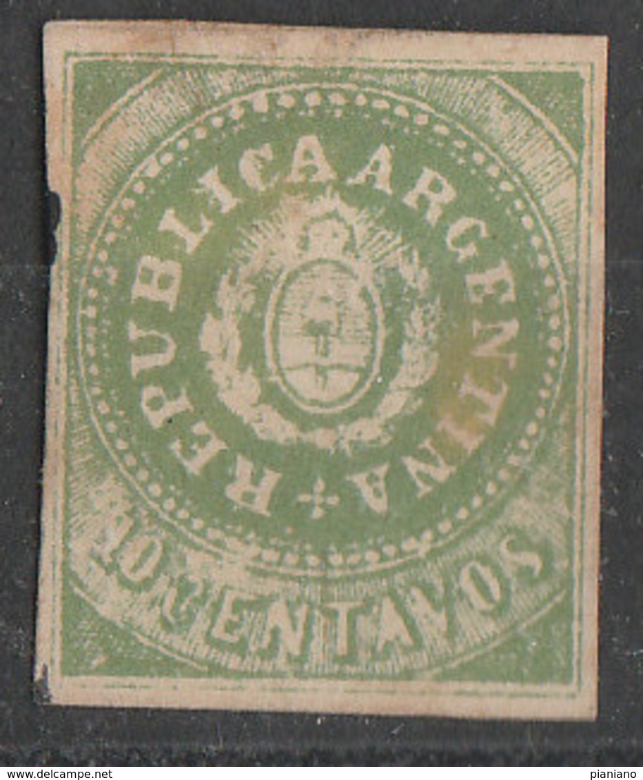 PIA - ARGENTINA : 1862-64 : Repubblica - Stemma   - (Yv 6c) - Neufs