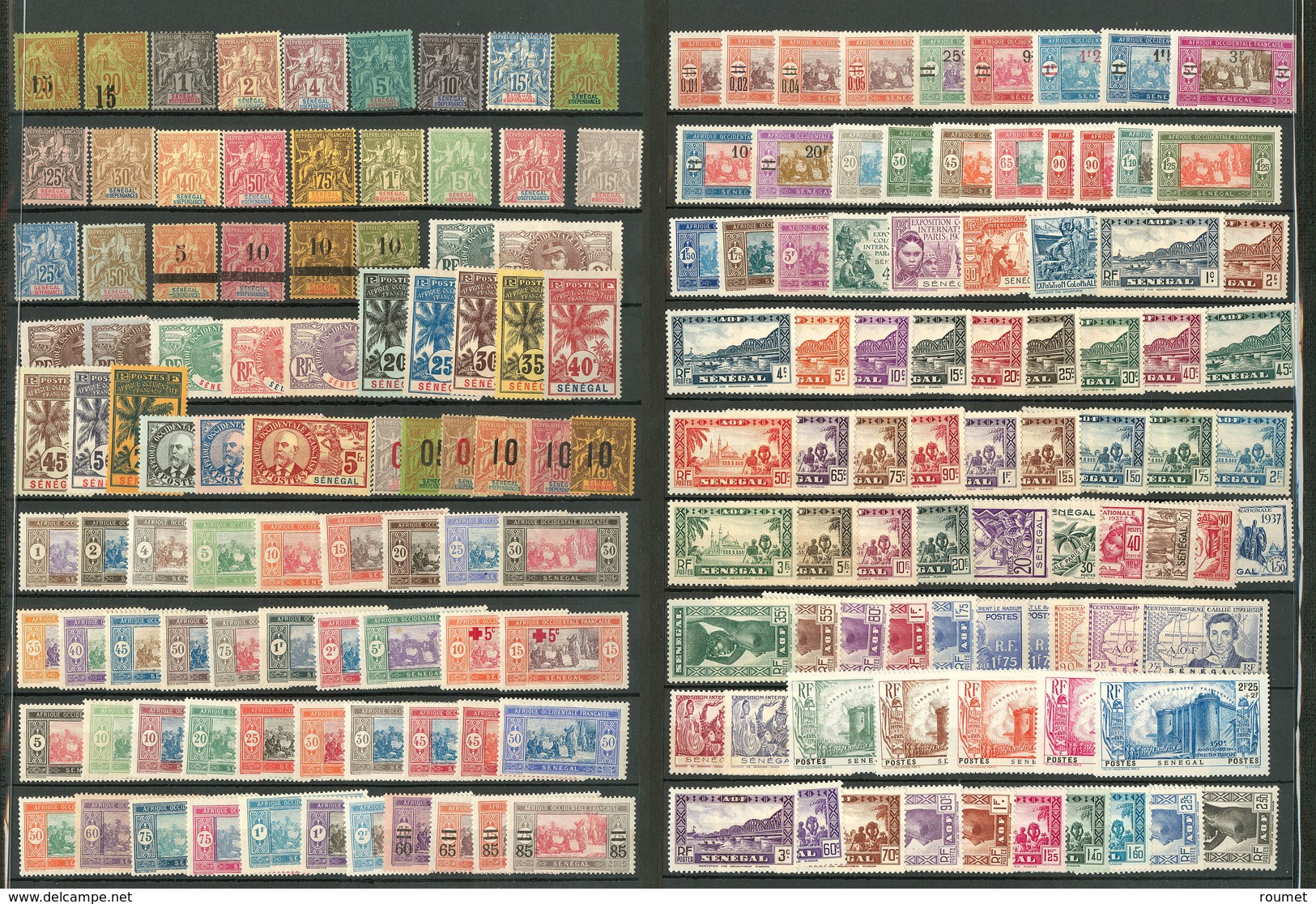 * Collection. 1887-1942 (Poste, PA, Taxe, BF), Quasiment Complète De 1892 à 1942. - TB - Autres & Non Classés