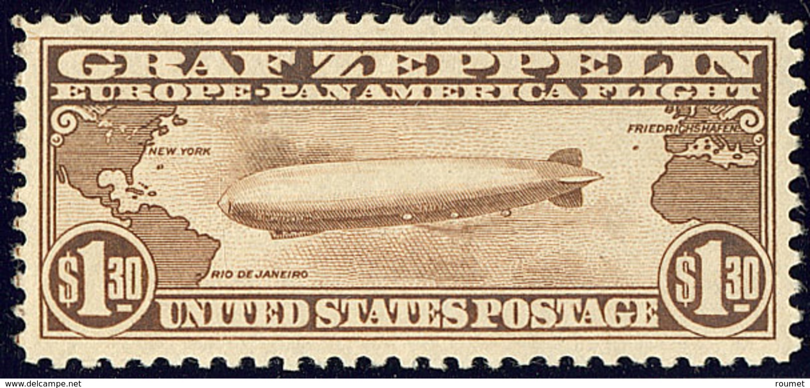 ** ETATS-UNIS. Poste Aérienne. Zeppelin. Nos 13 à 15, Très Frais. - TB - Andere & Zonder Classificatie