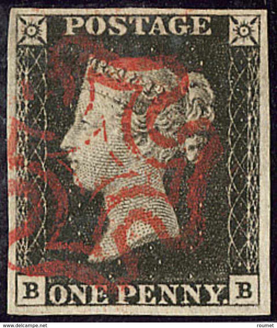 Penny Black. No 1, "B B". - TB - Sonstige & Ohne Zuordnung