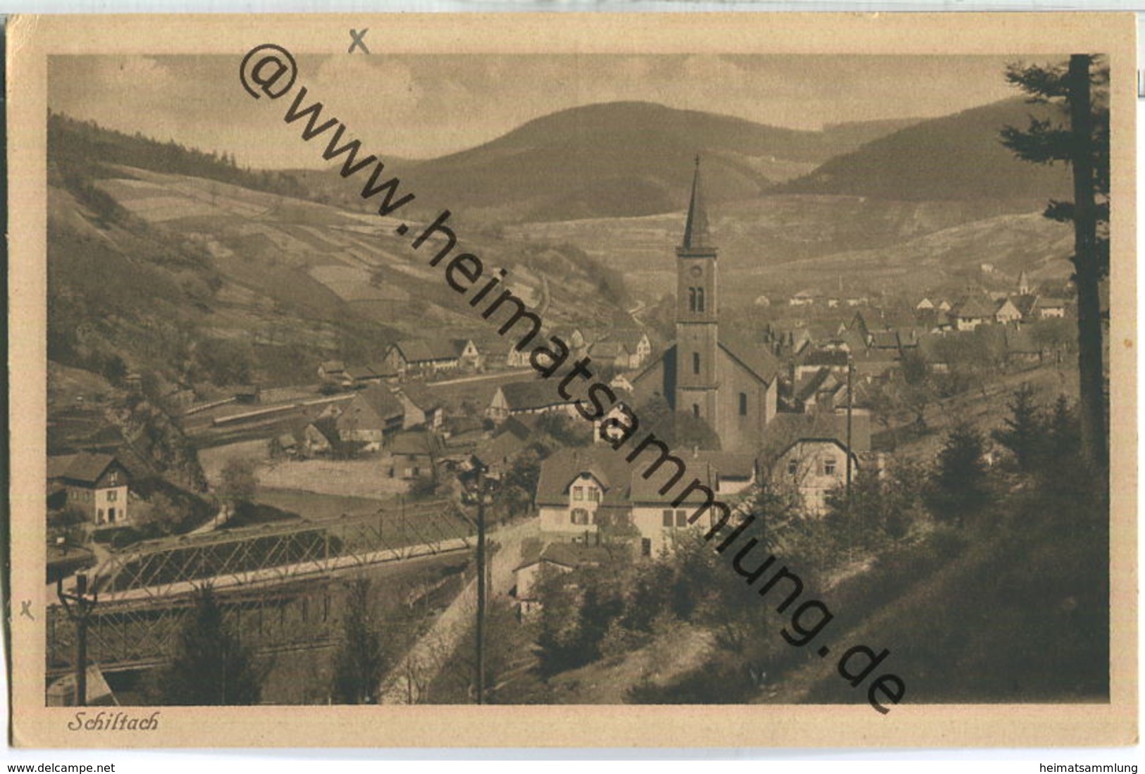 Schiltach - Blick Vom Kirchberg - Verlag Carl Homberg Schiltach - Schiltach