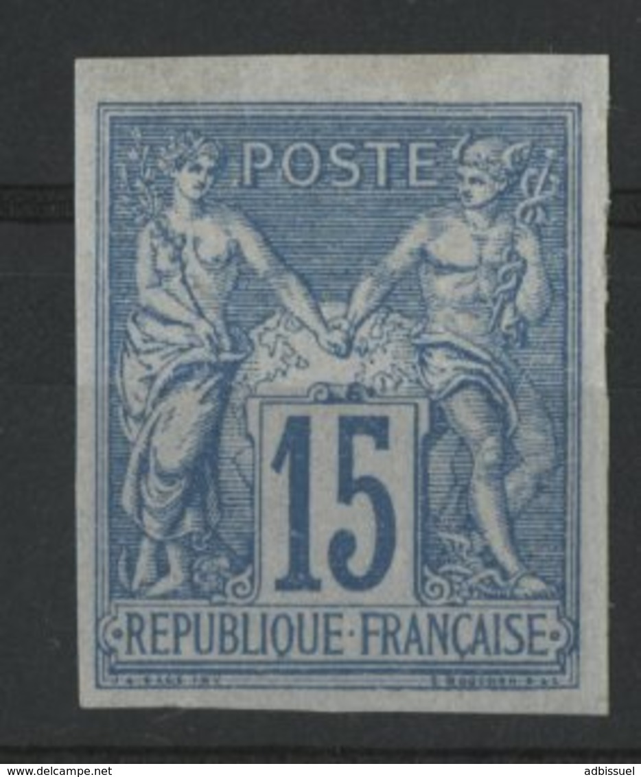 N°41 Cote 44 € COLONIES GENERALES 15ct Bleu Type Sage. Neuf Avec Charnière * (MH). TB - Sage