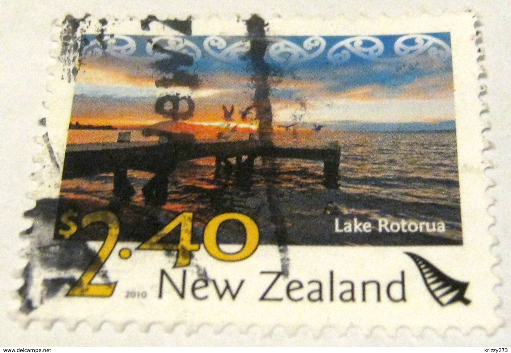 New Zealand 2010 Scenery Lake Rotorua $2.40 - Used - Gebruikt