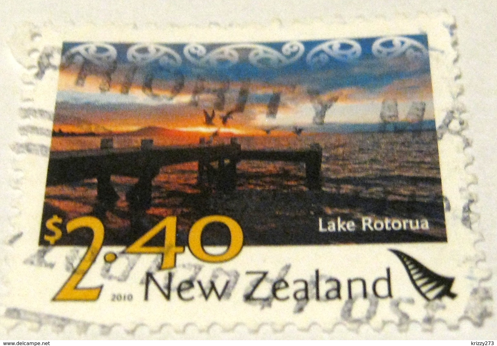 New Zealand 2010 Scenery Lake Rotorua $2.40 - Used - Gebraucht