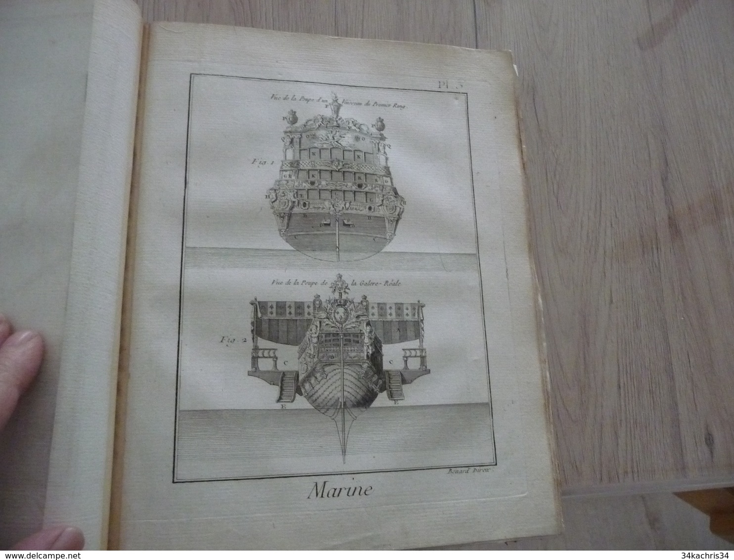 1778 Encyclopédie Diderot D'Alembert Partie Marine Texte + 44 Planches Dont 24 Simples 16 Doubles Et 4 Triples - Other & Unclassified