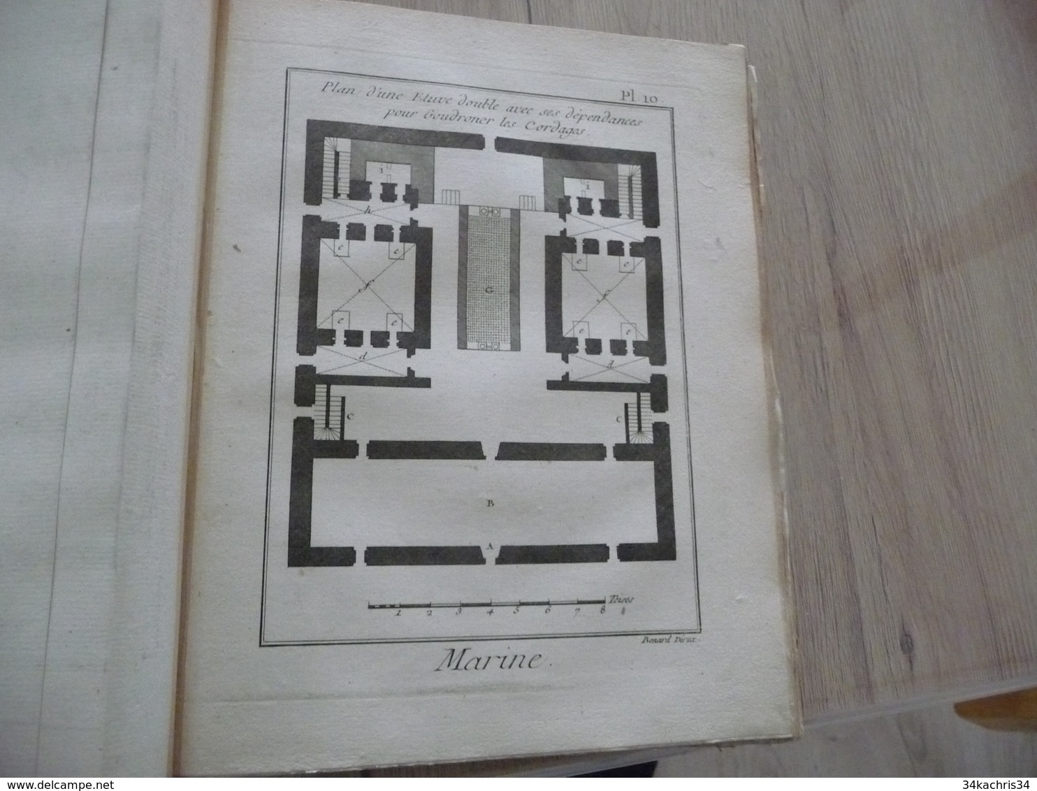 1778 Encyclopédie Diderot d'Alembert Partie Marine Texte + 44 planches dont 24 simples 16 doubles et 4 triples