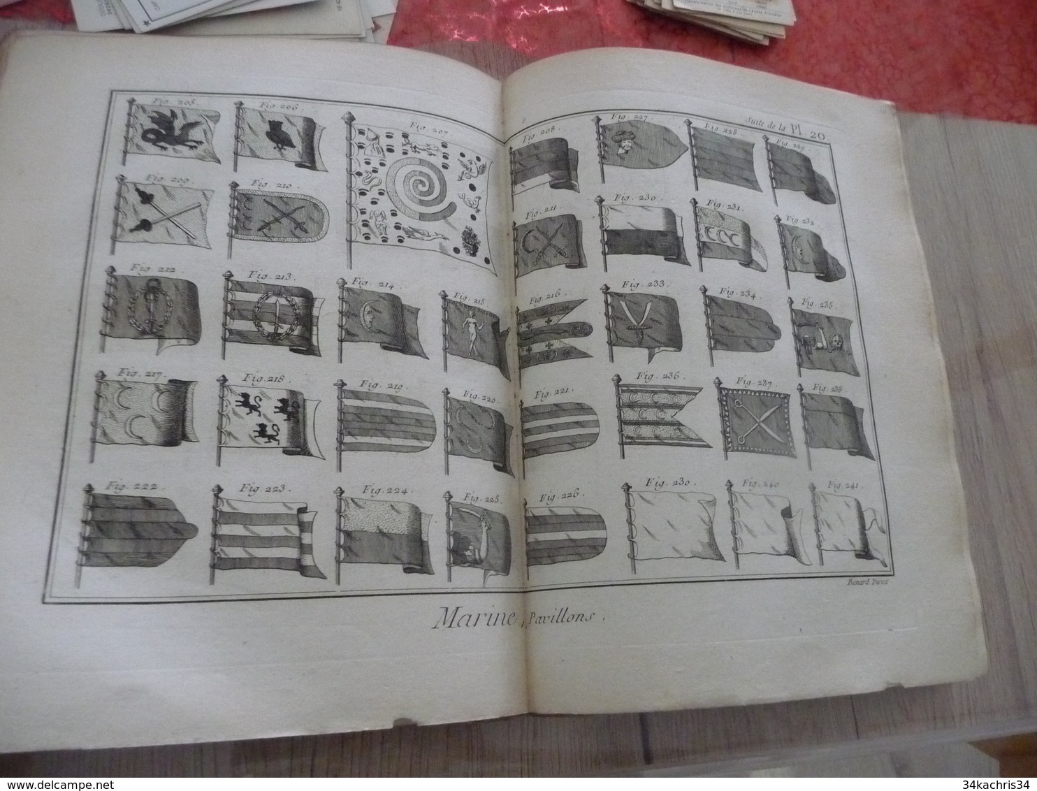 1778 Encyclopédie Diderot d'Alembert Partie Marine Texte + 44 planches dont 24 simples 16 doubles et 4 triples