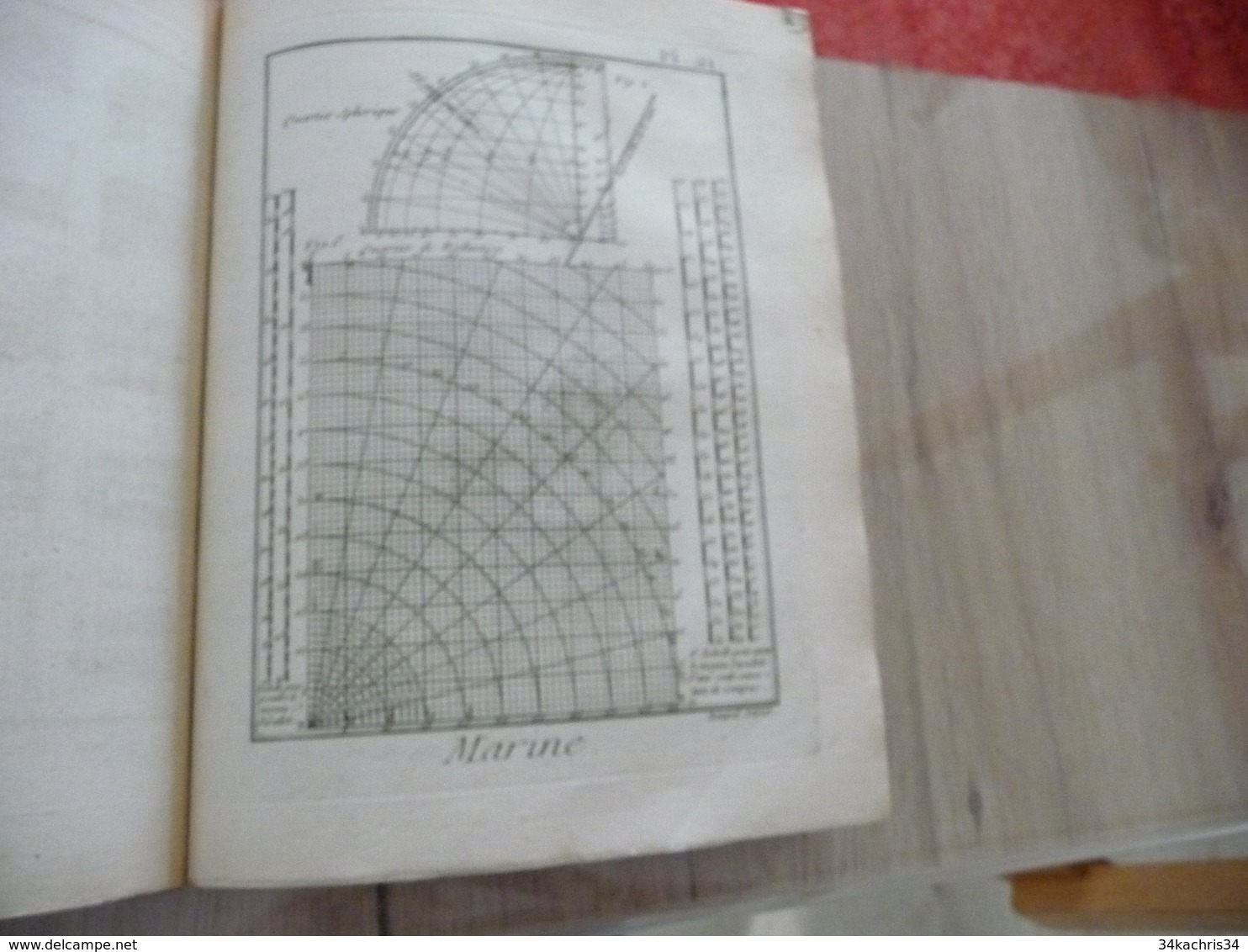 1778 Encyclopédie Diderot d'Alembert Partie Marine Texte + 44 planches dont 24 simples 16 doubles et 4 triples