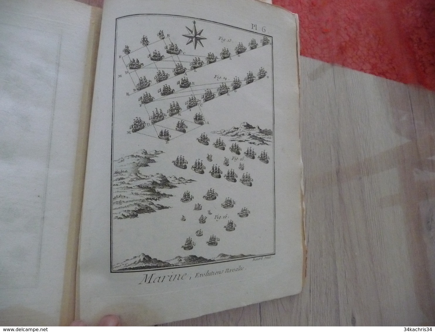 1778 Encyclopédie Diderot d'Alembert Partie Marine Texte + 44 planches dont 24 simples 16 doubles et 4 triples