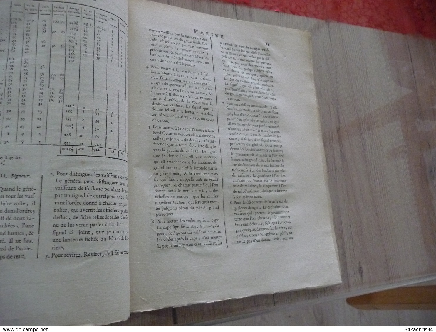 1778 Encyclopédie Diderot d'Alembert Partie Marine Texte + 44 planches dont 24 simples 16 doubles et 4 triples