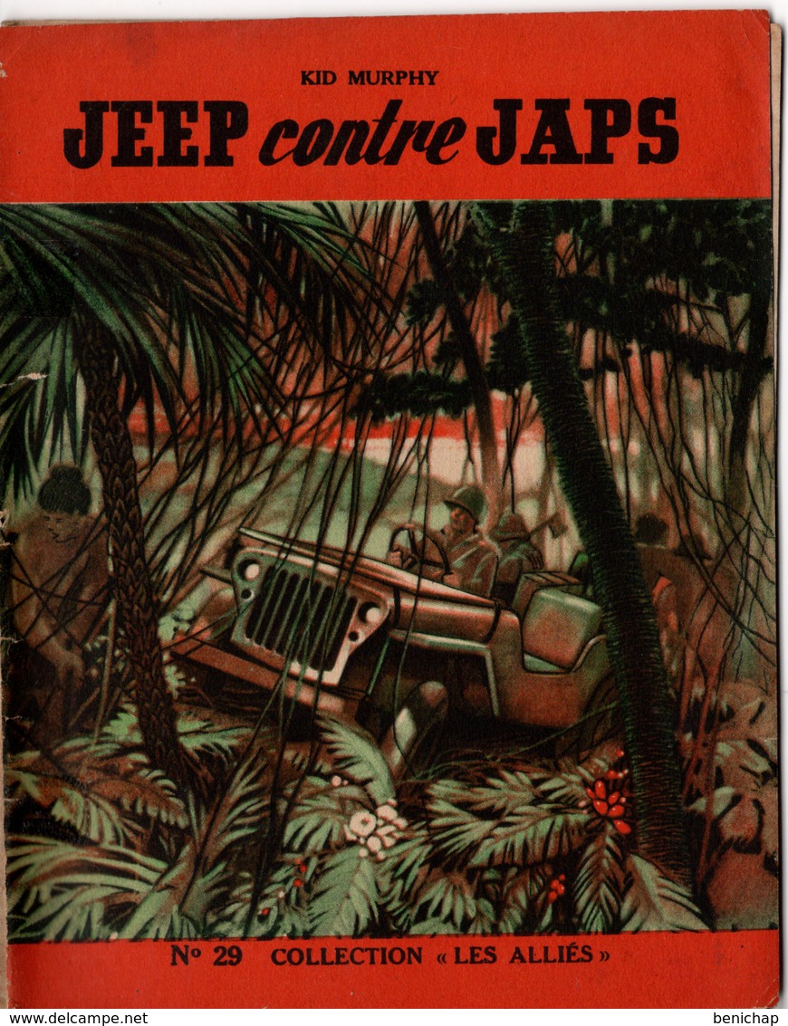 REVUE COLLECTION "LES ALLIES" EDITION ORIGINALE N°29 - JEEP CONTRE JAPS - KID MURPHY. - Historisch