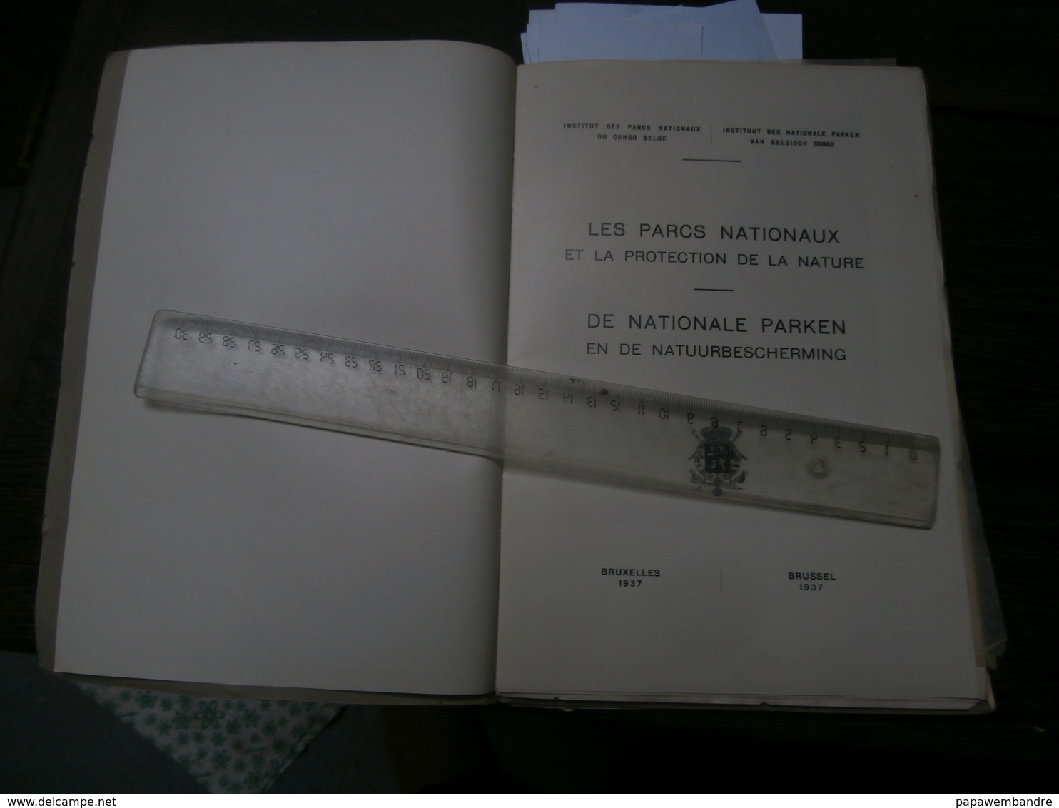 Congo 1937 : Les Parcs Nationaux Et La .../De Nationale Parken En ... - 1901-1940