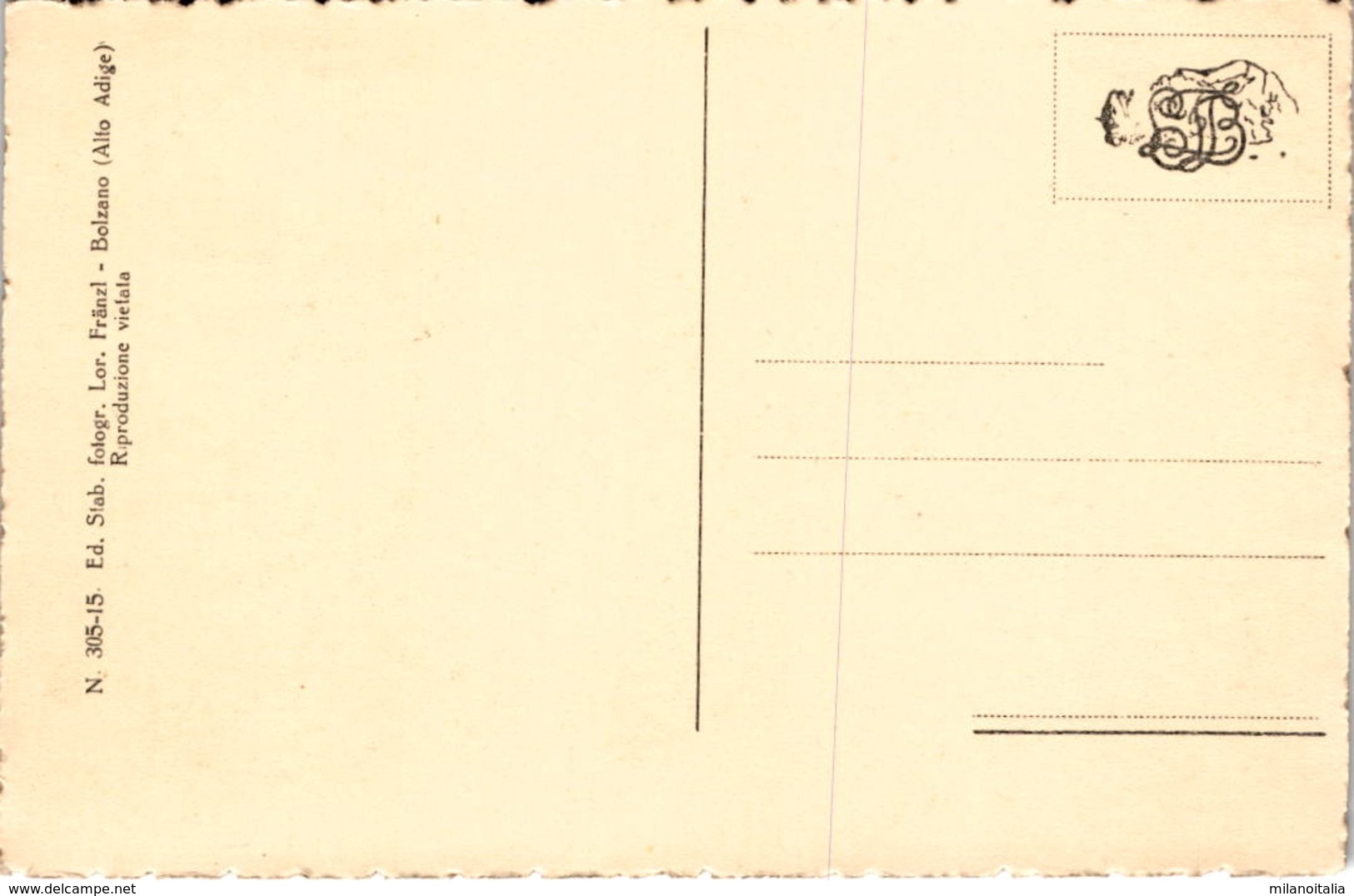 Oltradige Presso Bolzano: Castel San Valentino M. 610 (305-15) - Bolzano (Bozen)