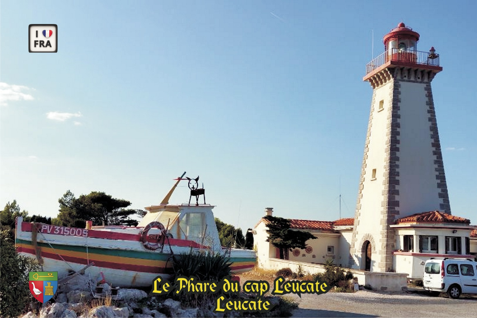 Set 6 Cartes Postales, Phares, Lighthouses Of Europe, France, Leucate, Le Phare Du Cap Leucate - Fari