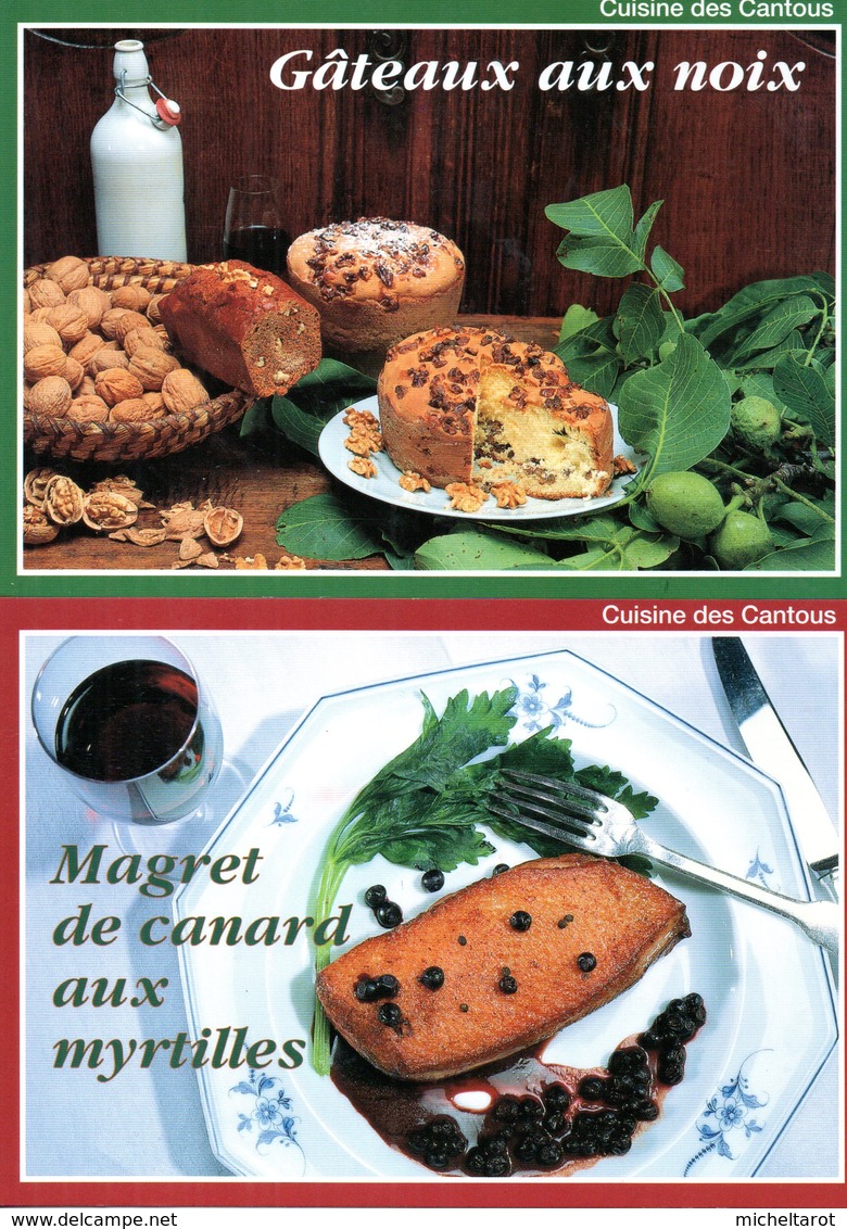 Recettes De Cuisine : Lot De 12 Cartes De Recettes De La Cuisine Des Cantous - Recettes (cuisine)
