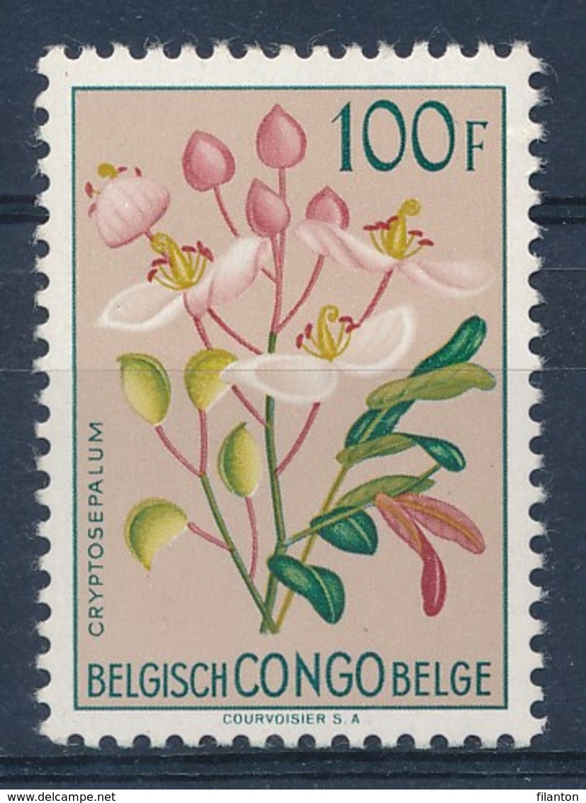 BELGISCH CONGO - OBP Nr 323 - Bloemen - MNH** - Cote 25,00 € - Neufs