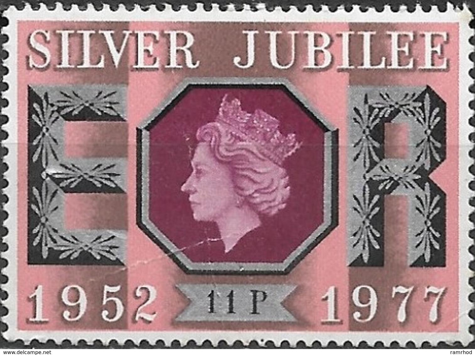 GREAT BRITAIN 1977 Silver Jubilee - 11p - 'Star' Initials MNH - Nuovi