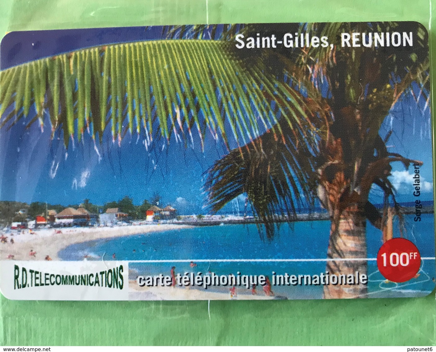 REUNION - Prepaid - TORC TELECOM - Saint-Gilles  -  100 FF - Reunion