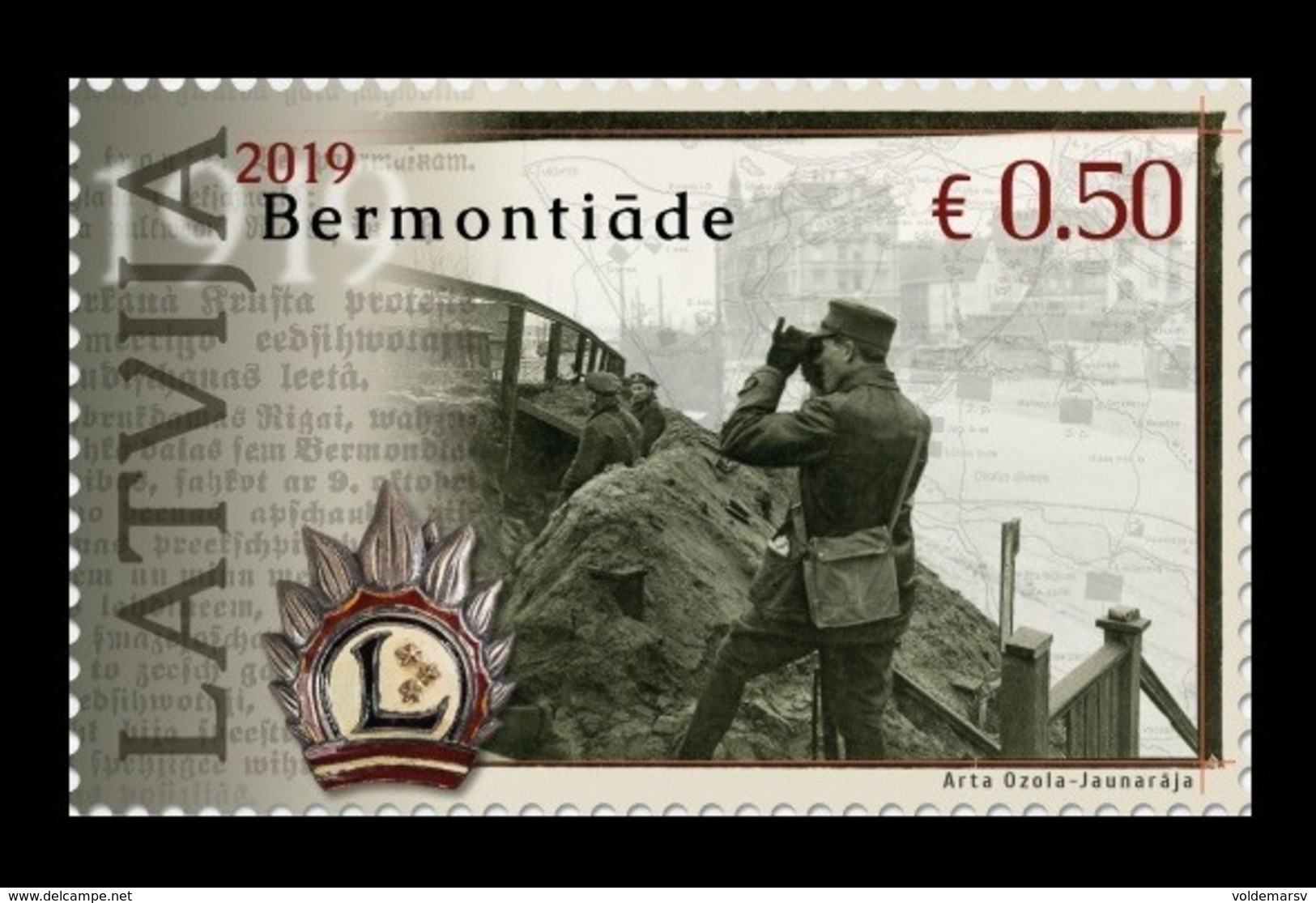 Latvia 2019 Mih. 1089 Latvian War Of Independence. Bermontiad MNH ** - Latvia