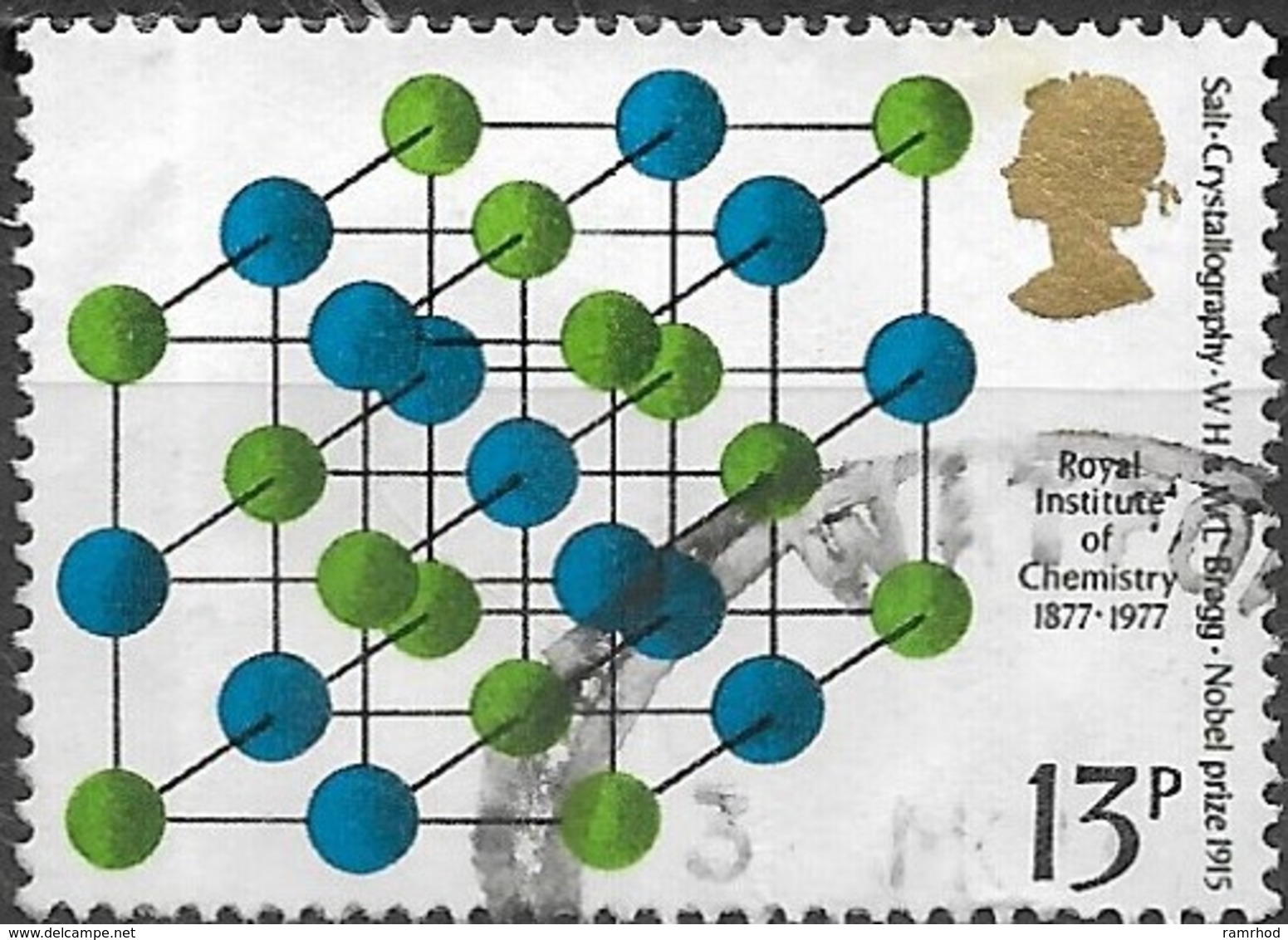 GREAT BRITAIN 1977 Centenary Of Royal Insitute Of Chemistry - 13p - Saltcrystallography FU - Used Stamps