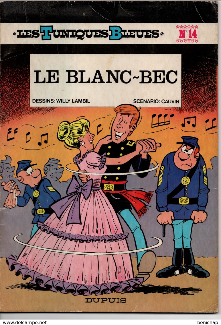LES TUNIQUES BLEUES - EDITION ORIGINALE BROCHEE- ** N 14 -  LE BLANC-BEC  ** LAMBIL- CAUVIN - DUPUIS - 1979. - Tuniques Bleues, Les
