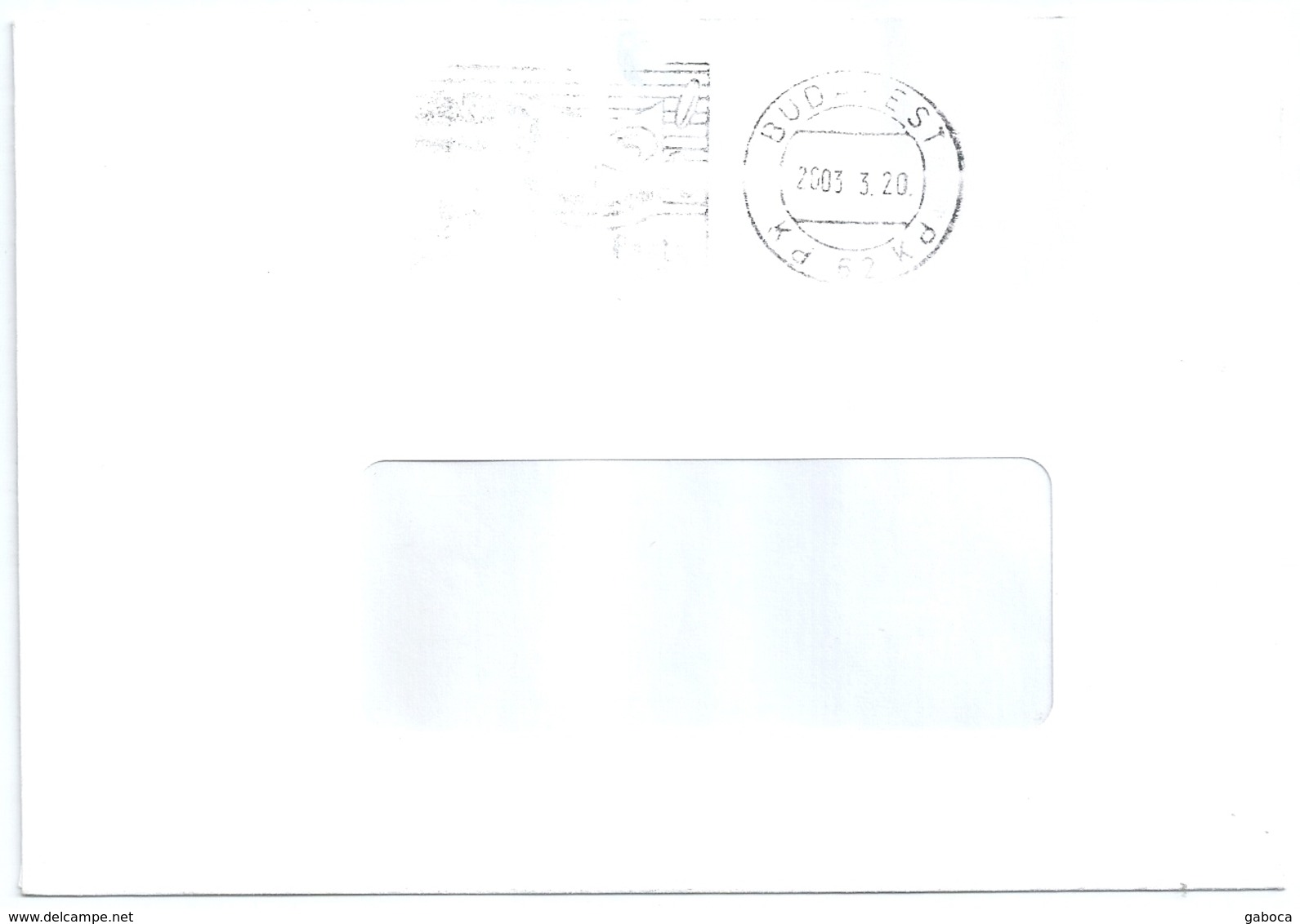 B4143 Hungary No-Stamp Franking Postal History - Storia Postale