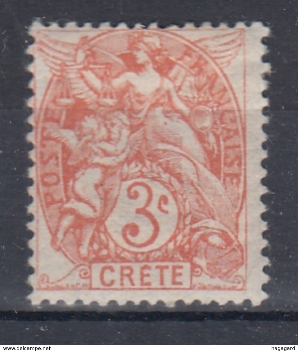 +D3432. Crete. Yvert 3. MH(*) - Unused Stamps